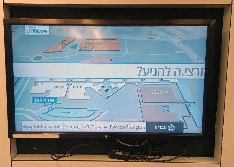 מערכות WAYFINDING אלקטרוניות שלא עובדות